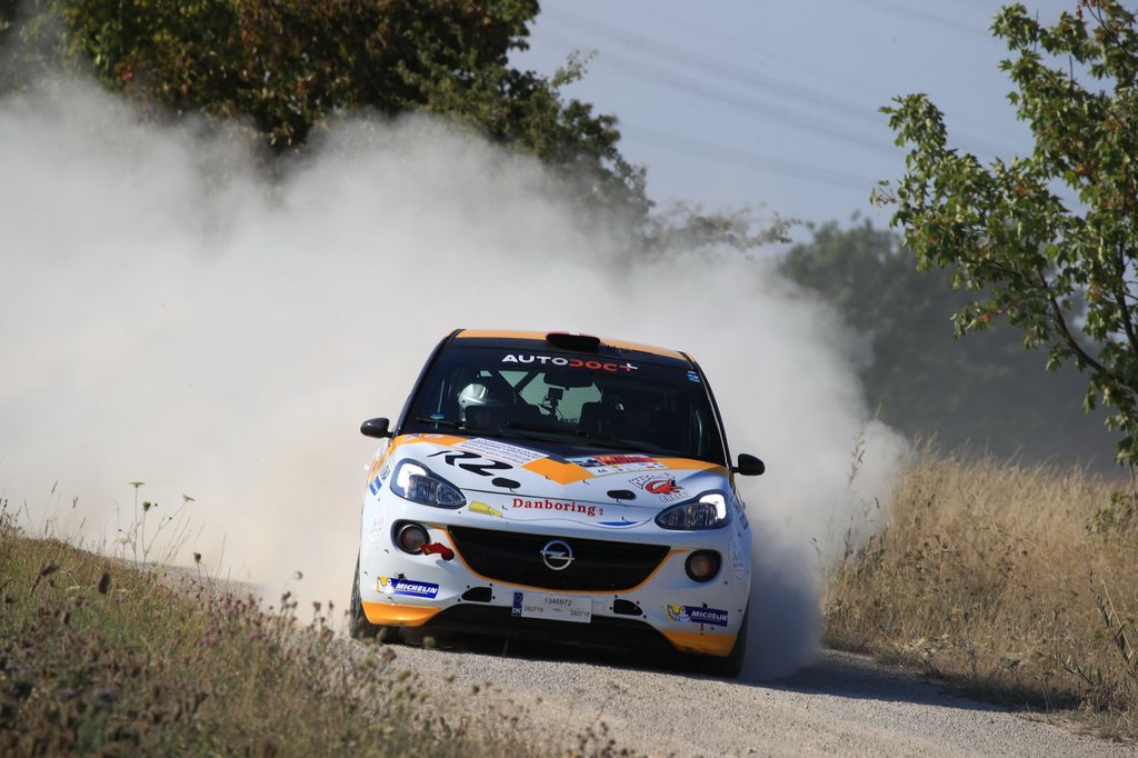 Det blev til en tredjeplads for Lasse M Sørensen og Ole R Frederiksen ved Rallye Wartburg